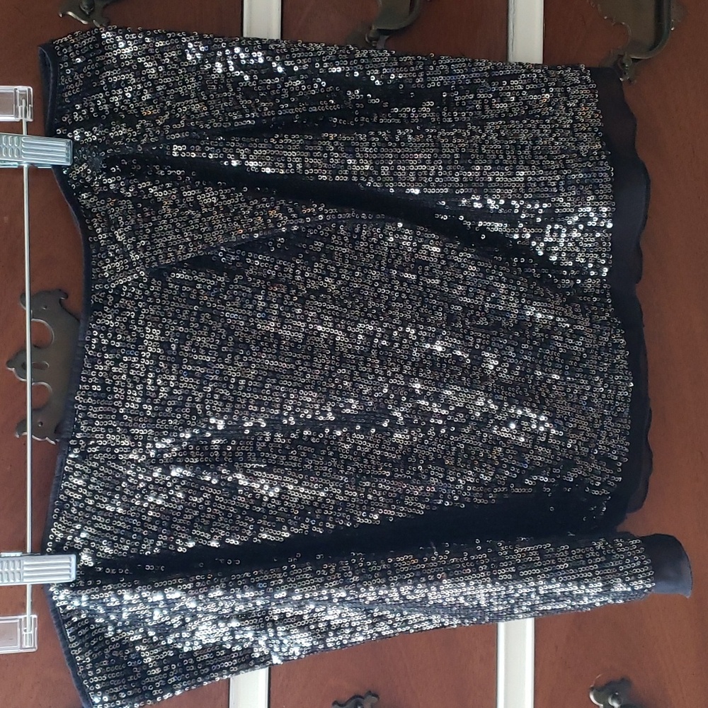 Jennifer Lopez Sequin Mini Skirt